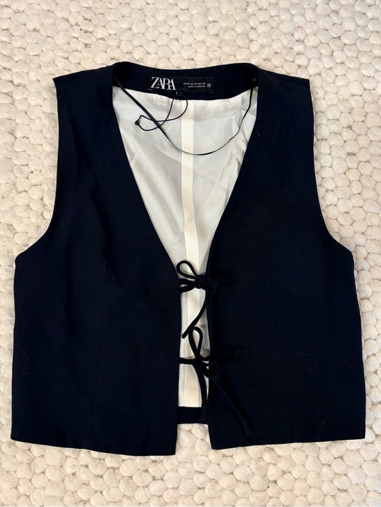 Zara Jackets & Blazers - ZARA Navy Blue XS Vest